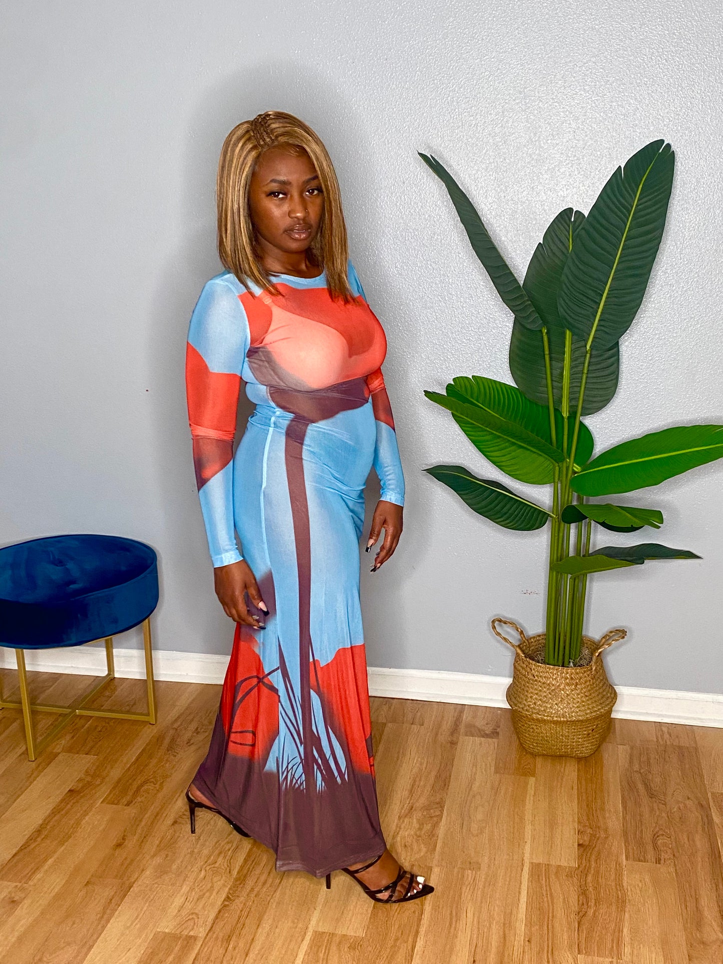 Swimming In Roses Dress