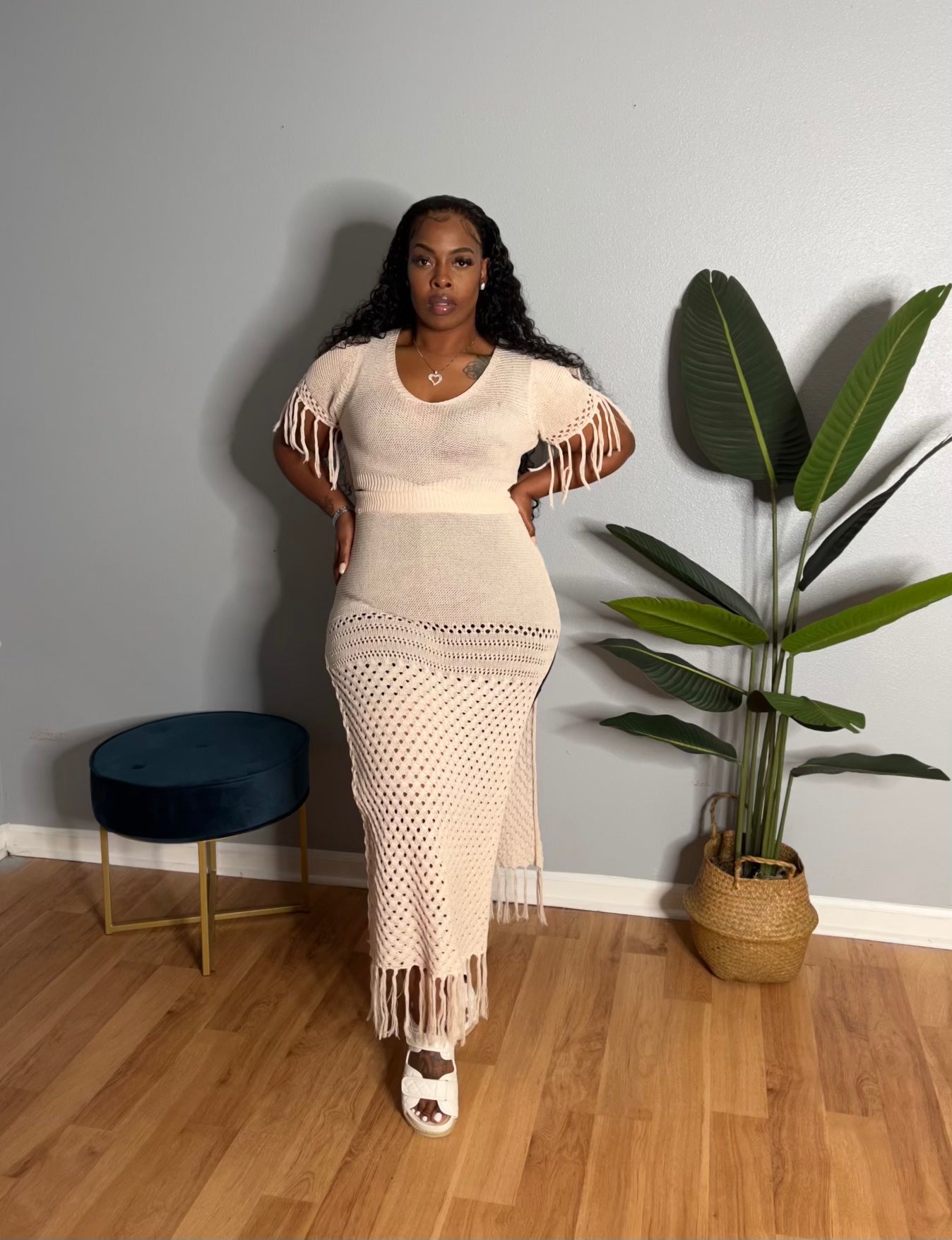 Distressed Two Piece