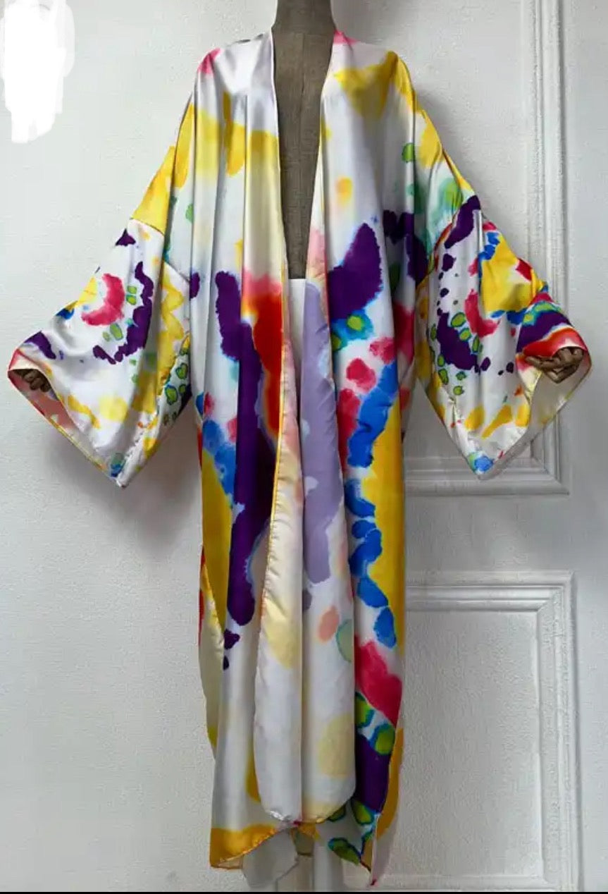 Color Disruption Kimono